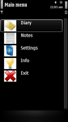 Diary Notes Nokia 5800 XpressMusic