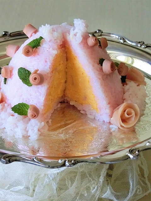 Bon Bon Art Cooking 母の日ごはん かわいいお人形のお寿司ケーキ