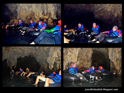 cave tubing aman