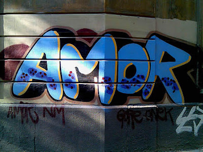 amor, graffiti name