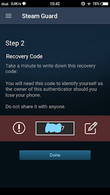 Recovery Code
