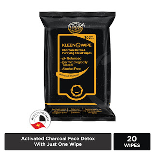 Activated Charcoal Detox Facial Wipes