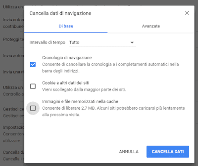 Come eliminare la cronologia di Chrome