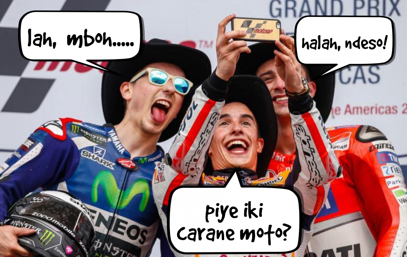 DP Gambar Kata Lucu MotoGP 2017 New Season DramaSosmed