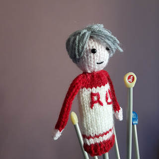 Knitted Viktor Nikiforov by Nicky Fijalkowska