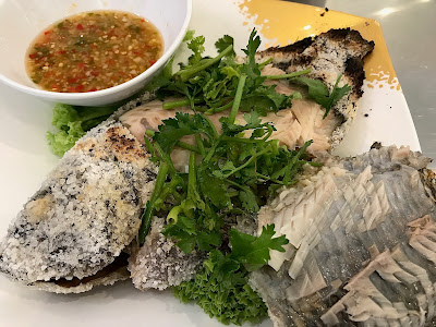 Soi 47, salt baked tilapia