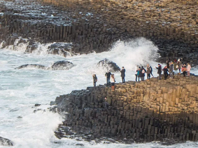 Giant's Causeway aerial view