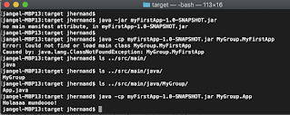 Ejecutar jar "no main manifest attribute"