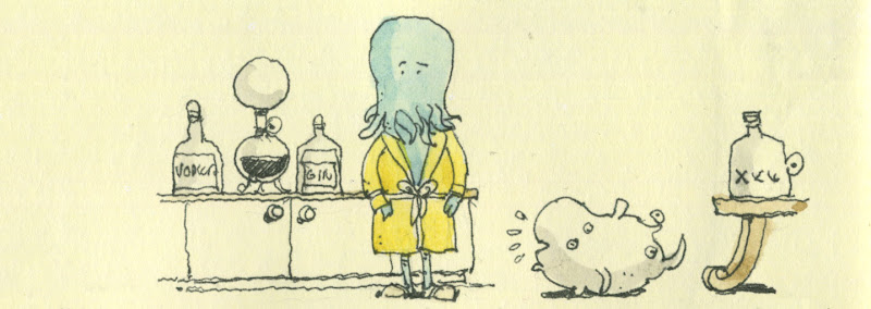 cthulhu in kitchen