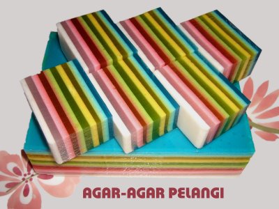 Kak KiWi's Blog: Resepi #2 - Agar-agar Rainbow