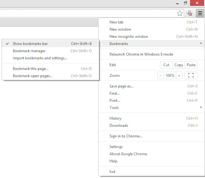 Bookmark Sites in Google Chrome