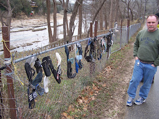 Sandals from the Guadalupe Slide