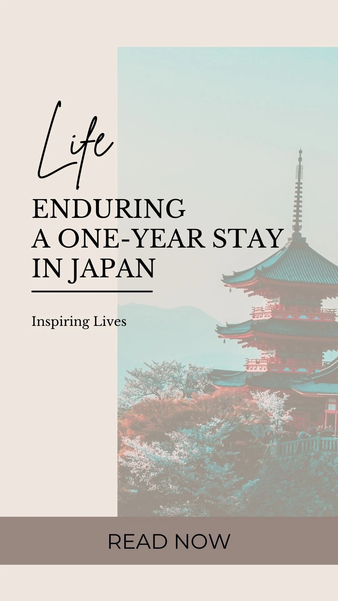 Inspiring Lives: Enduring A One-year Stay In Japan