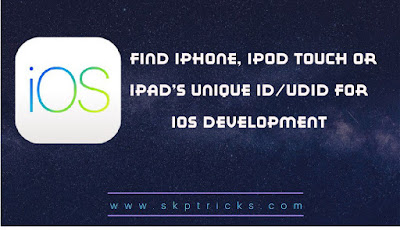 Find iPhone, iPod touch or iPad’s Unique ID (UDID) for iOS Development