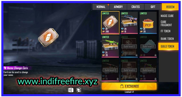 How to get Name Change Card in Free Fire Max 2022 ?[ Best ways to get Name change card ]-Indifreefire