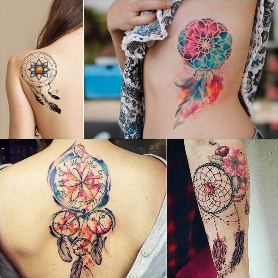 Tatuajes para chicas de atrapasueños