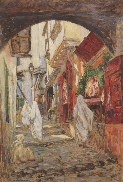 La rue des bouchers de la Casbah d'Alger - Henry d'Estienne