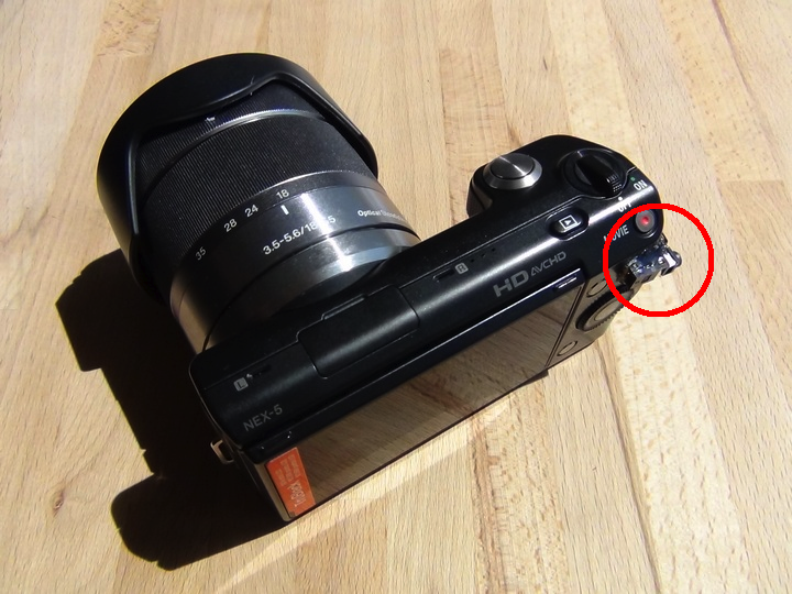 sony nex-5 wired shutter release