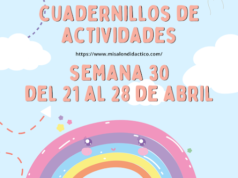 Semana 30: Cuadernillo de actividades 1er grado