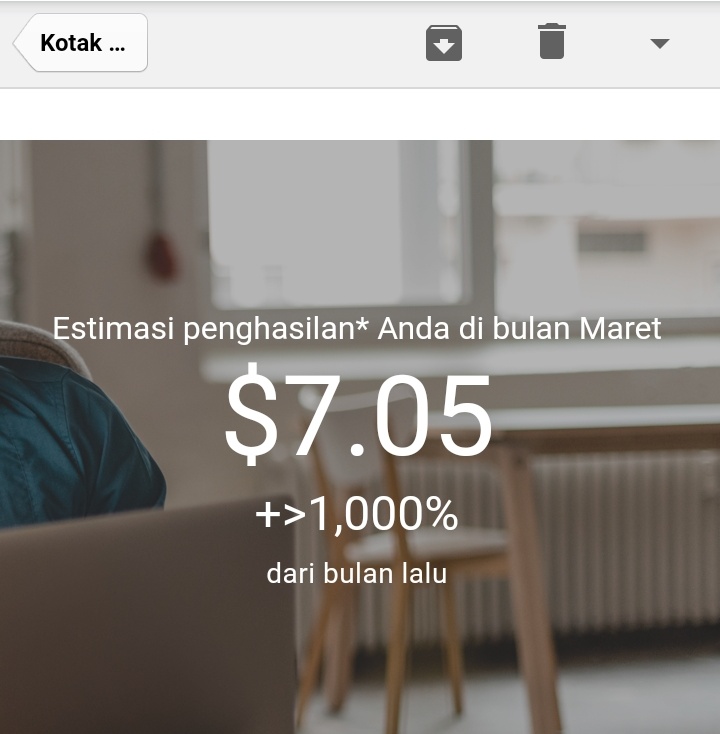 Penghasilan Google Adsense