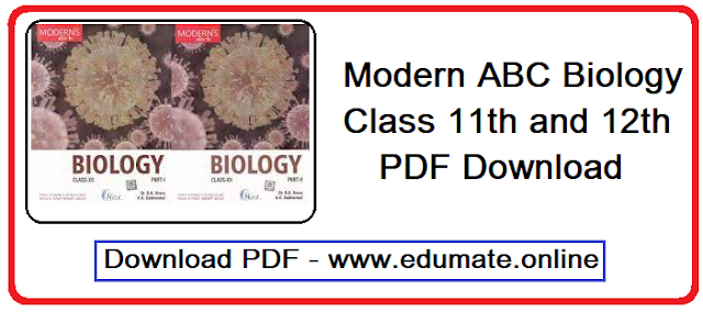 Modern ABC Biology Class 11th and 12th PDF Download