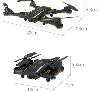 Review TKKJ TK116W Drone Foldable Kamera Mampuni