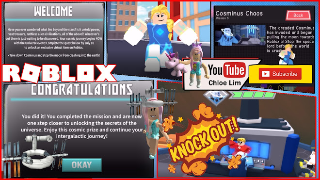 Chloe Tuber Roblox Heroes Of Robloxia Gameplay Mission 5 Getting The Event Item Satell Hat Warning Loud Screams - roblox new event power