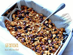 Granola au chocolat pour le petit déjeuner