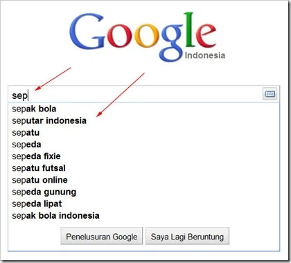 google-suggestion