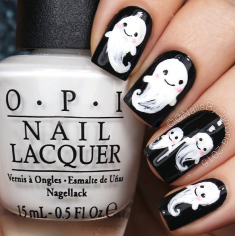 cute halloween nails ideas