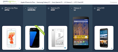 موقع رائع للمقارنة بين 5 هواتف محمولة !