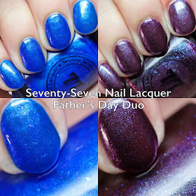 Seventy-Seven Nail Lacquer Father's Day Duo