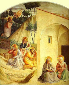 Couvent San Marco Florence Fra Angelico : Le jardin de Gethsémani (cellule 34)