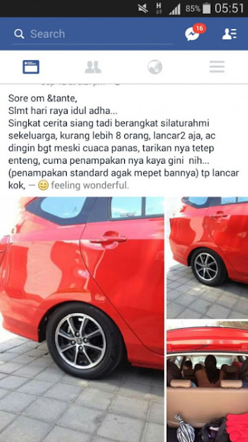 Mengatasi shock belakang Calya Sigra yang amblas.