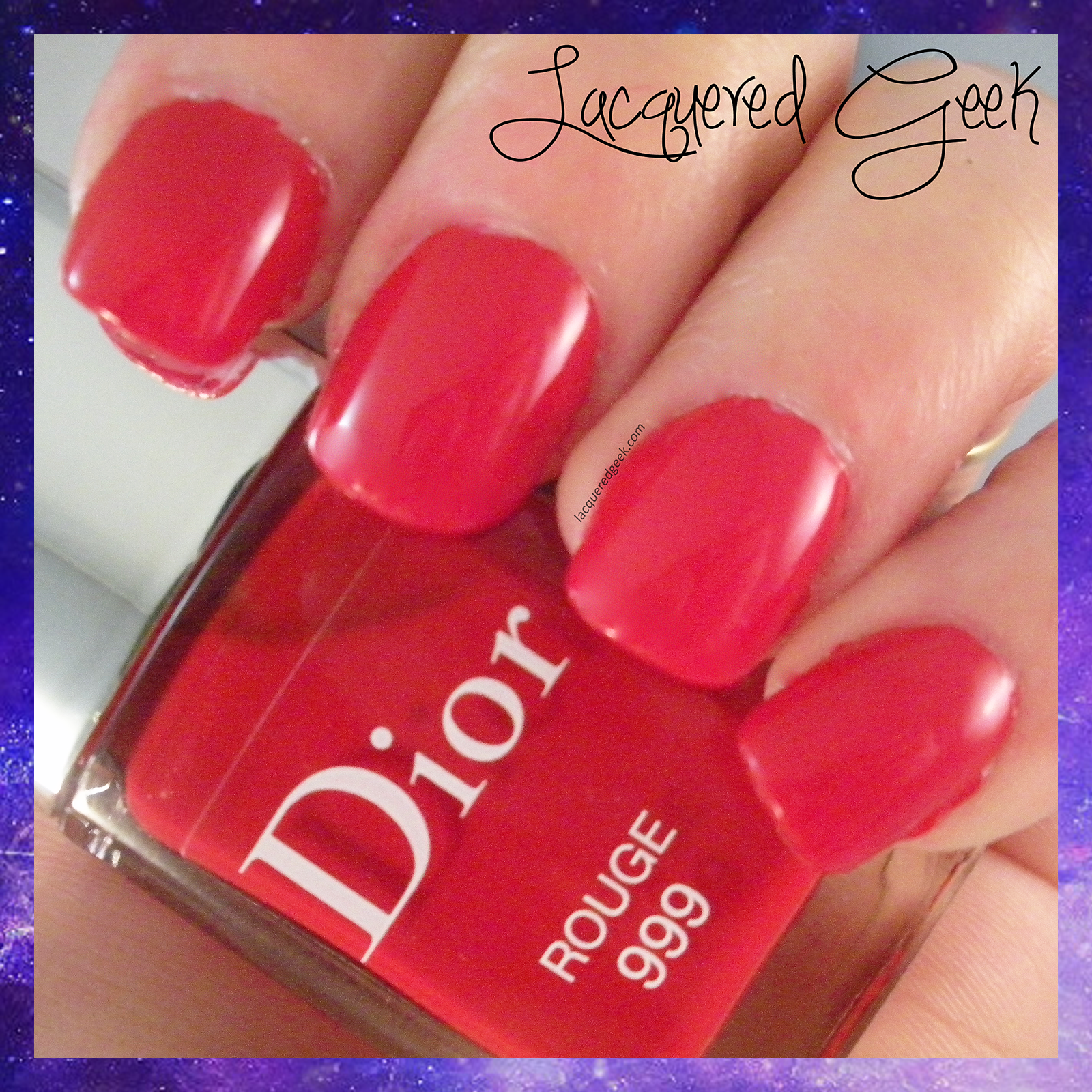 Dior Rouge #999 swatch