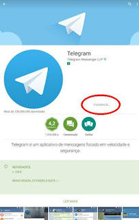 Como instalo o Telegram no celular