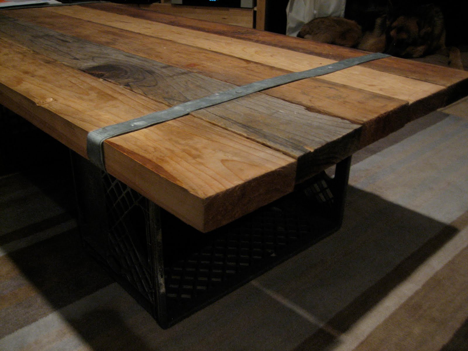 Homemade Coffee Table Ideas Photograph |  wood + metal sc