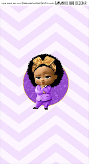 The Boss Baby Girl Afro: Free Printable Candy Bar Labels.