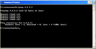 Ping error code Request Timed Out