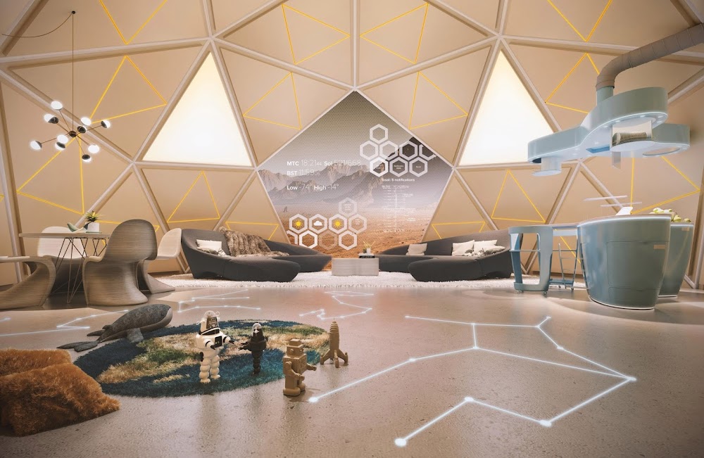 Mars home interior (The Sun)