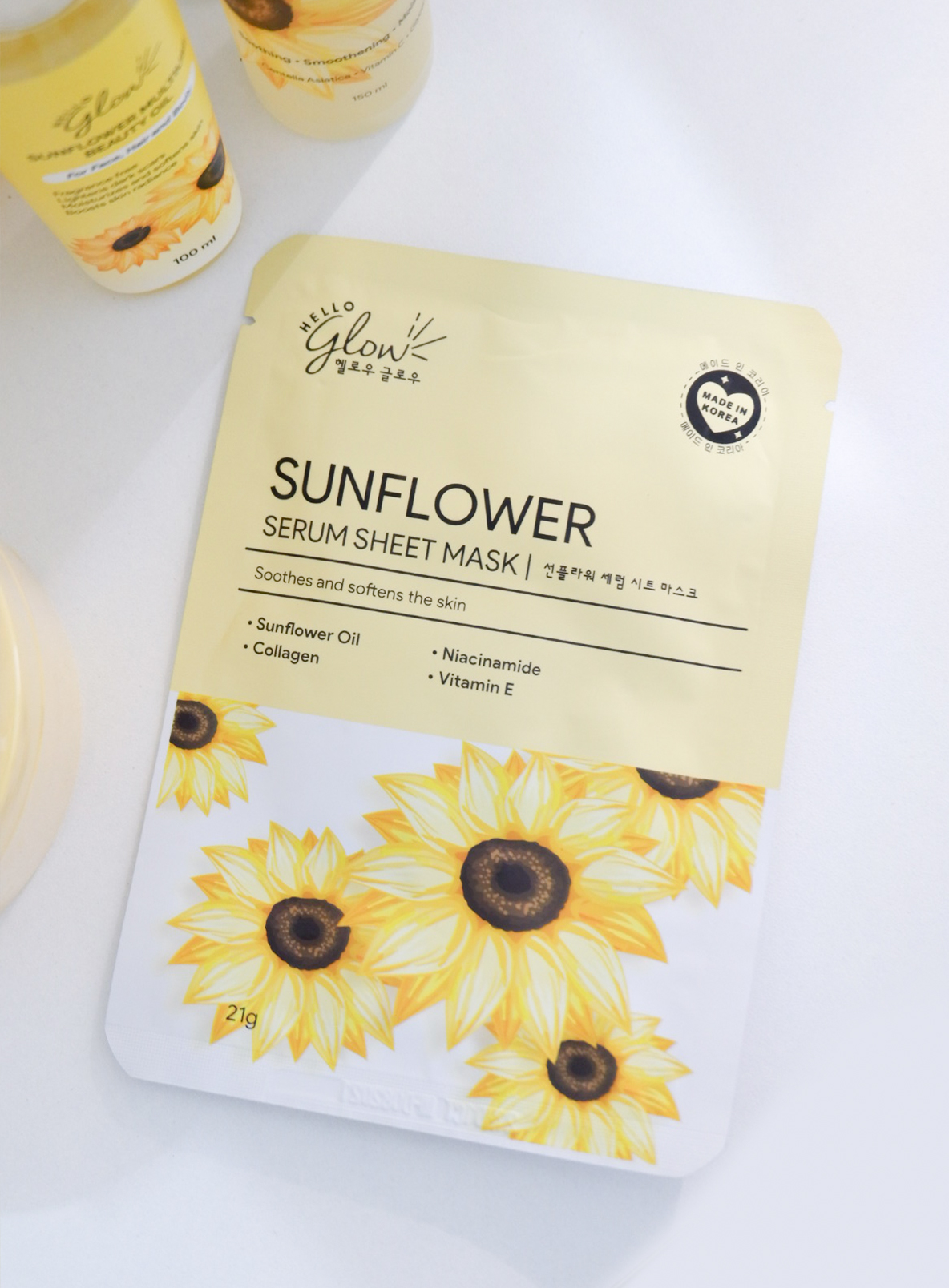 Reveal your radiant and youthful skin! Say hello to Hello Glow’s newest SUNFLOWER COLLECTION!