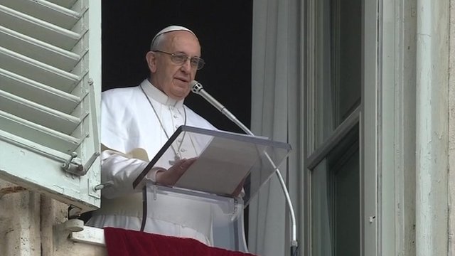 The cry for peace! (Pope Francis)