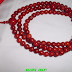 Kalung Japamala Tasbih Budha  Batu Marjan RED CORAL 108 biji 8 mm  By Balung Craft 