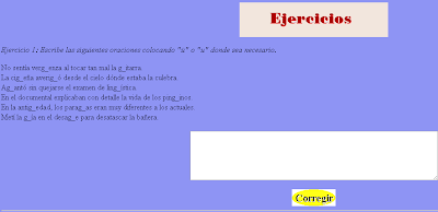 Resultado de imagen de dieresis ejercicios html