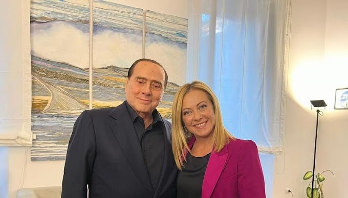 Meloni fa visita a Berlusconi, 'E' di ottimo umore'