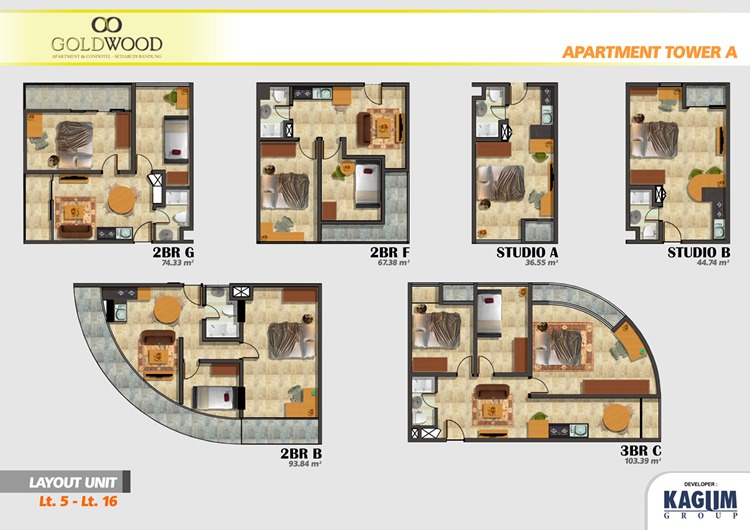 GOLDWOOD APARTEMEN CONDOTEL BANDUNG