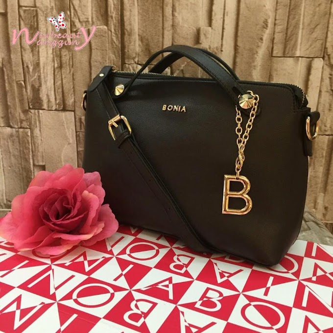 Bonia Handbag With B Pendant