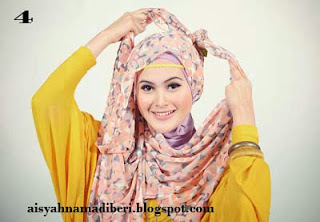 Cara Memakai Jilbab Kreasi Jilbab Pashmina Shifon Moderen Terbaru