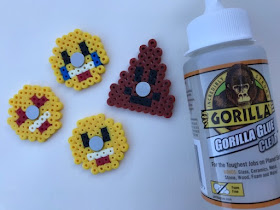 Gorilla Glue for making Hama bead emoji magnets