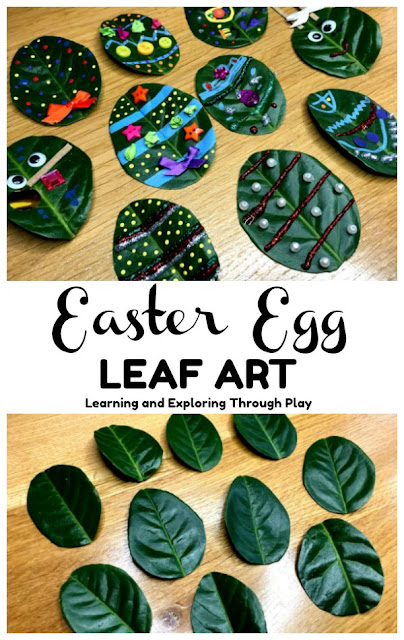 Leaf Easter Egg Craft Forest School Ideas